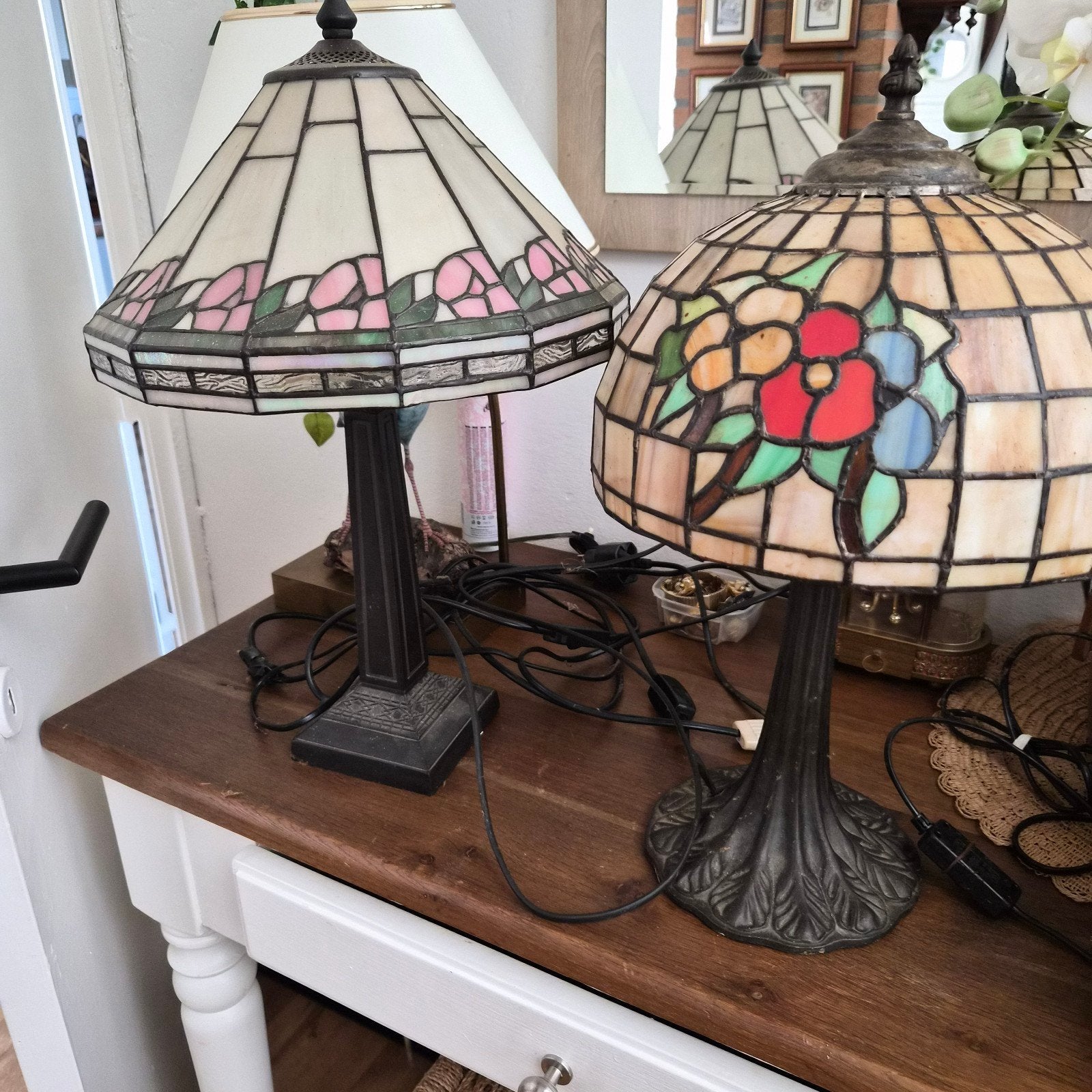 5 tifany  lampen, Enlèvement