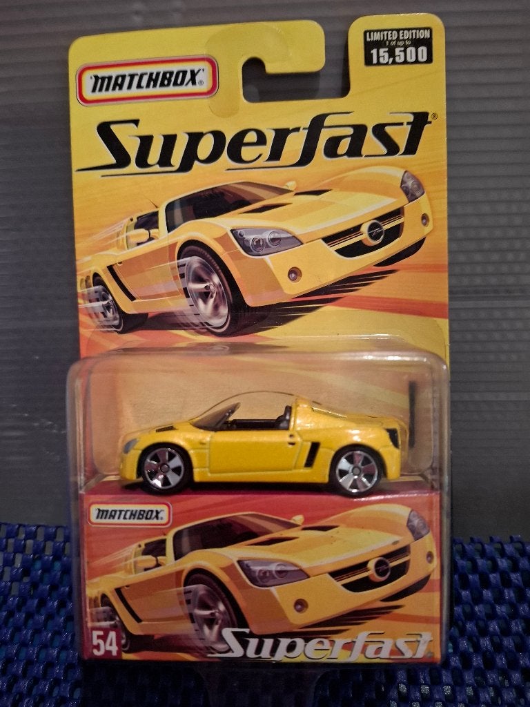Matchbox Superfast n54 OPEL SPEEDSTER GEEL - NIEUW, Ophalen, Nieuw