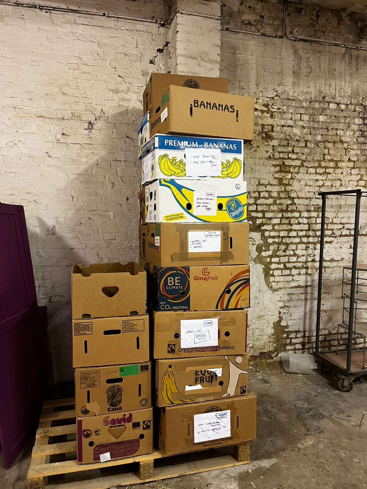 bananen dozen voor verhuis gratis ophalen, Bricolage & Construction, Casiers & Boîtes, Enlèvement