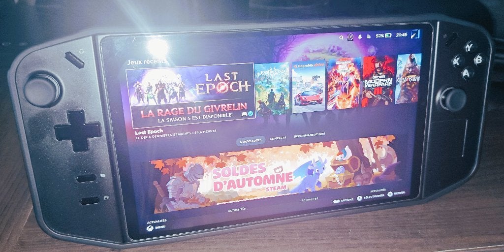Lenovo Legion Go gen1 8.8, Consoles de jeu & Jeux vidéo, 1 joueur, À partir de 7 ans, Un ordinateur, Autres genres