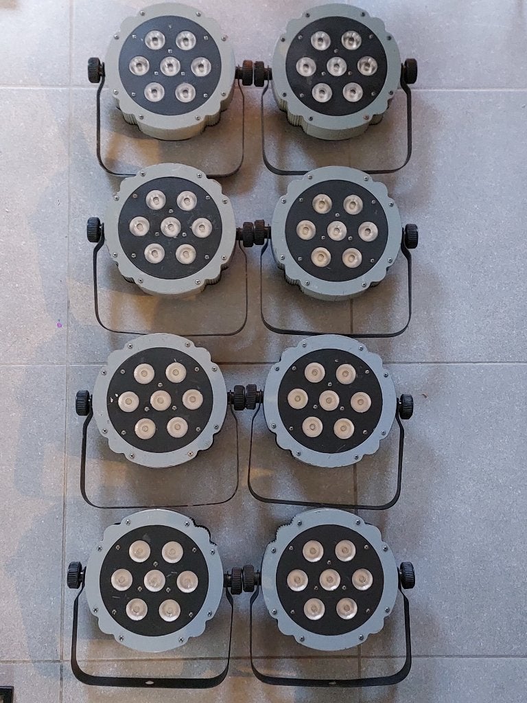 Led Par Showtec Compact 7-3 Tri (Groot lot)    µ1p, Enlèvement