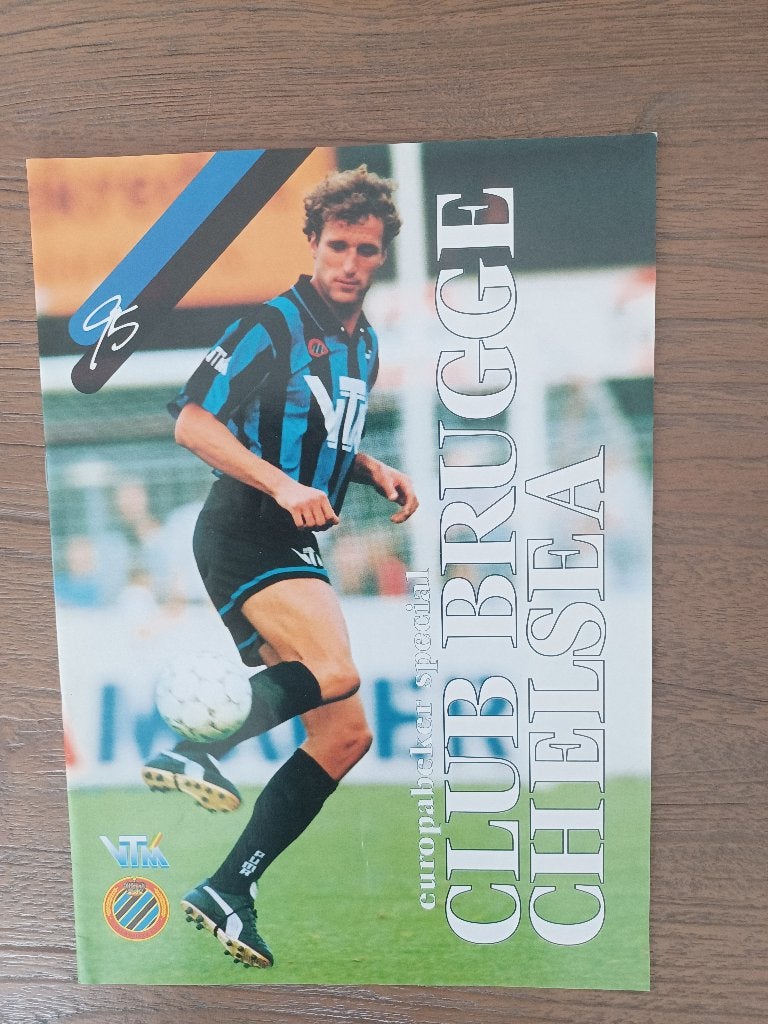 EUROPEES PROGRAMMABOEKJE CLUB BRUGGE – CHELSEA, Ophalen of Verzenden, Zo goed als nieuw, Boek of Tijdschrift