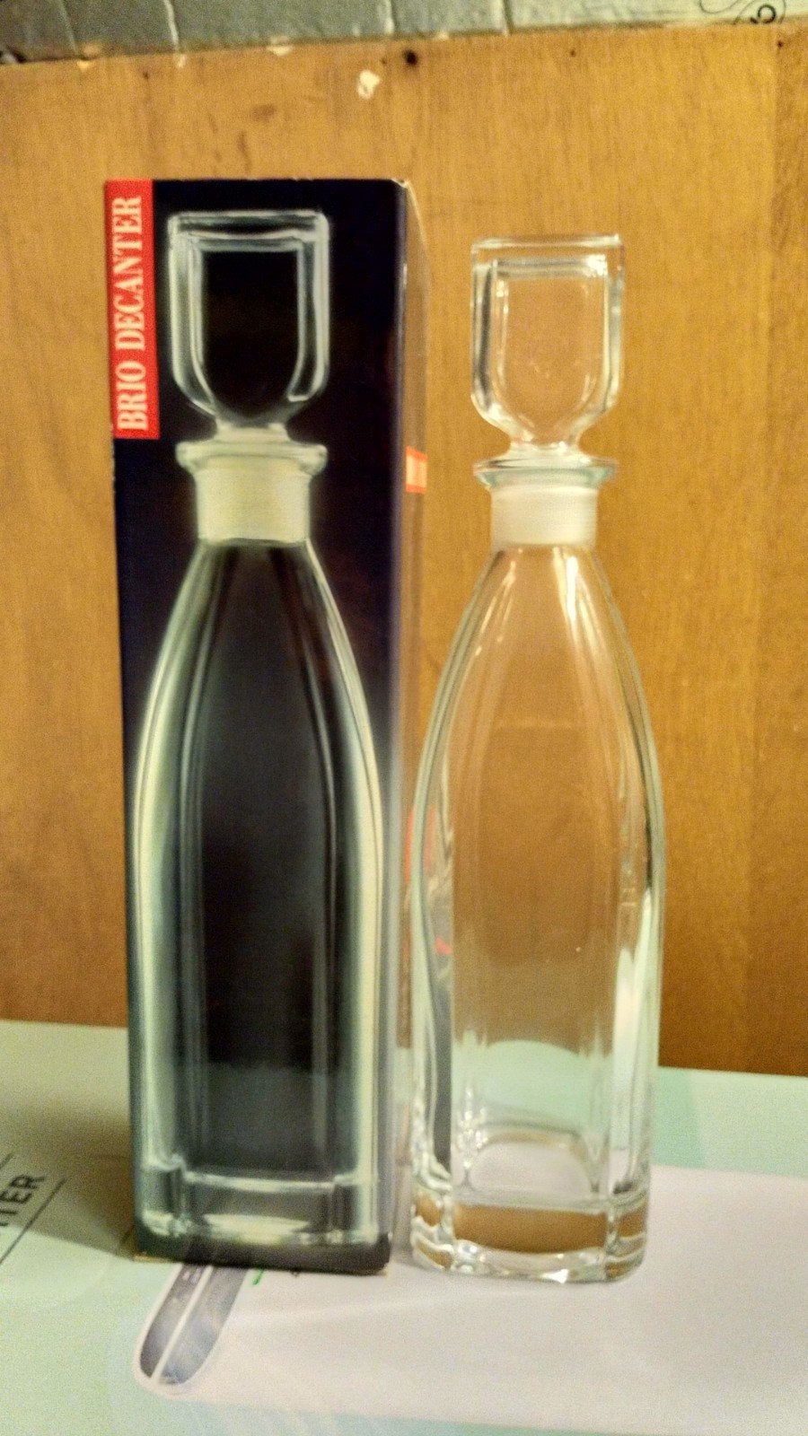 Nieuwe glazen karaf Bormioli Rocco 75 cl, Ophalen, Nieuw