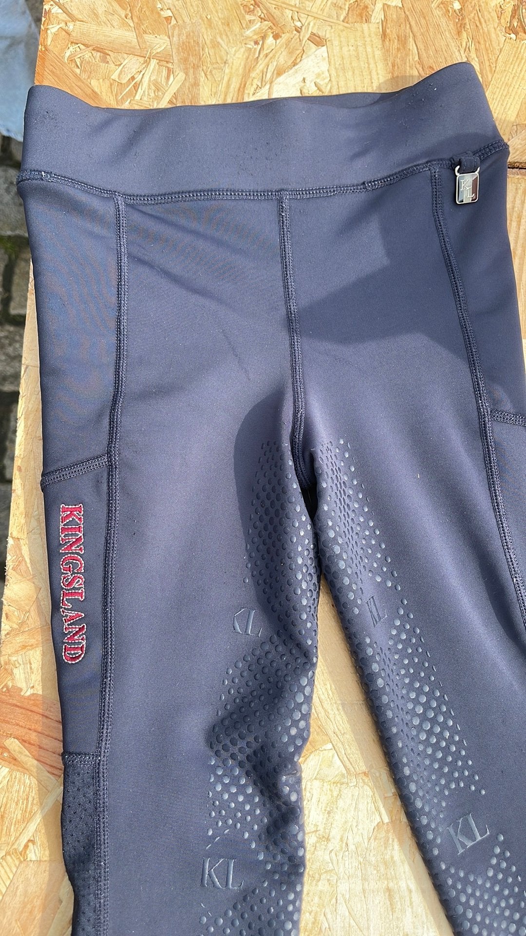 Culotte équestre Kingsland — noire — taille 122/128, Enlèvement ou Envoi, Comme neuf, Noir, Kingsland