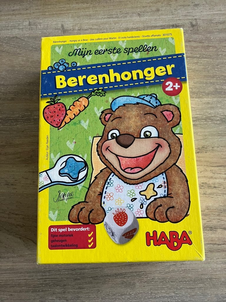 Haba - Bear Hunger, Hobby & Loisirs créatifs, 1 ou 2 joueurs, Enlèvement, Comme neuf, Haba