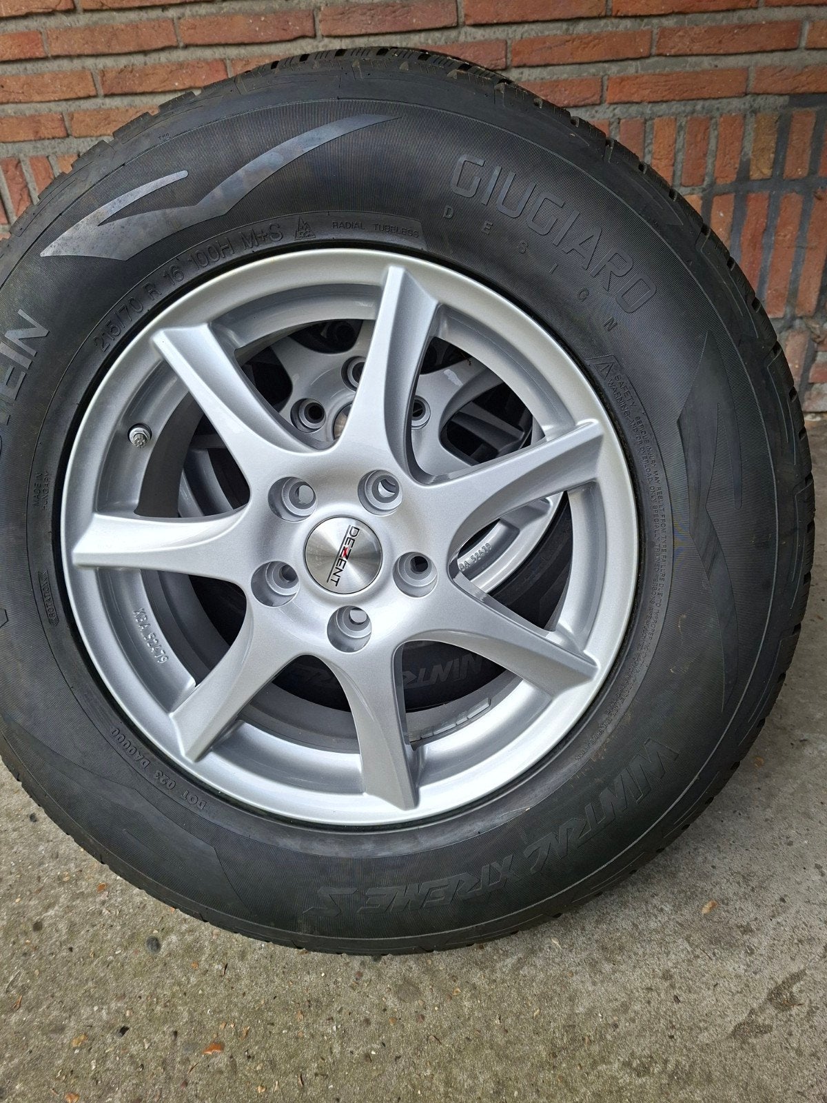 nieuwe banden met nieuwe velgen, Auto-onderdelen, 215 mm, 16 inch, Banden en Velgen, Nieuw