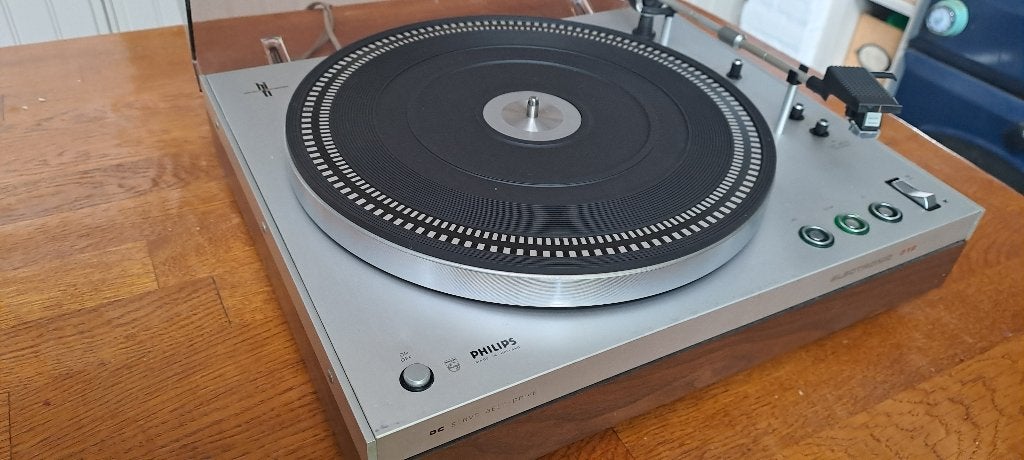 Philips GA312 platenspeler, als nieuw, met groene tiptoetsen, Philips, Pitch-regelaar, Ophalen of Verzenden, Zo goed als nieuw