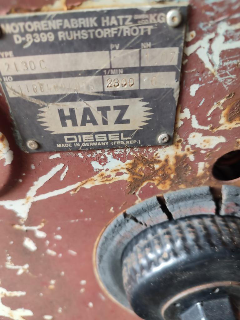 Moteur diesel 2 cylindres Hatz avec groupe hydraulique, Enlèvement