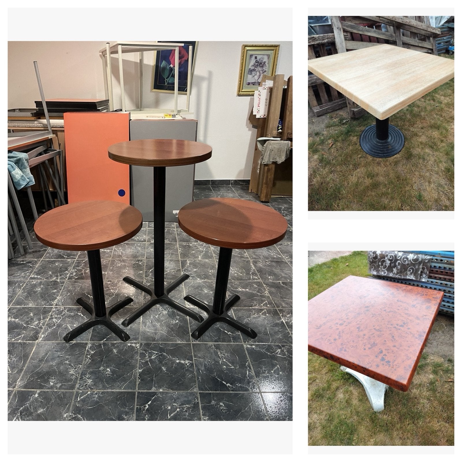 Verschillende Terrastafels, Tuin en Terras, Ophalen, Zo goed als nieuw