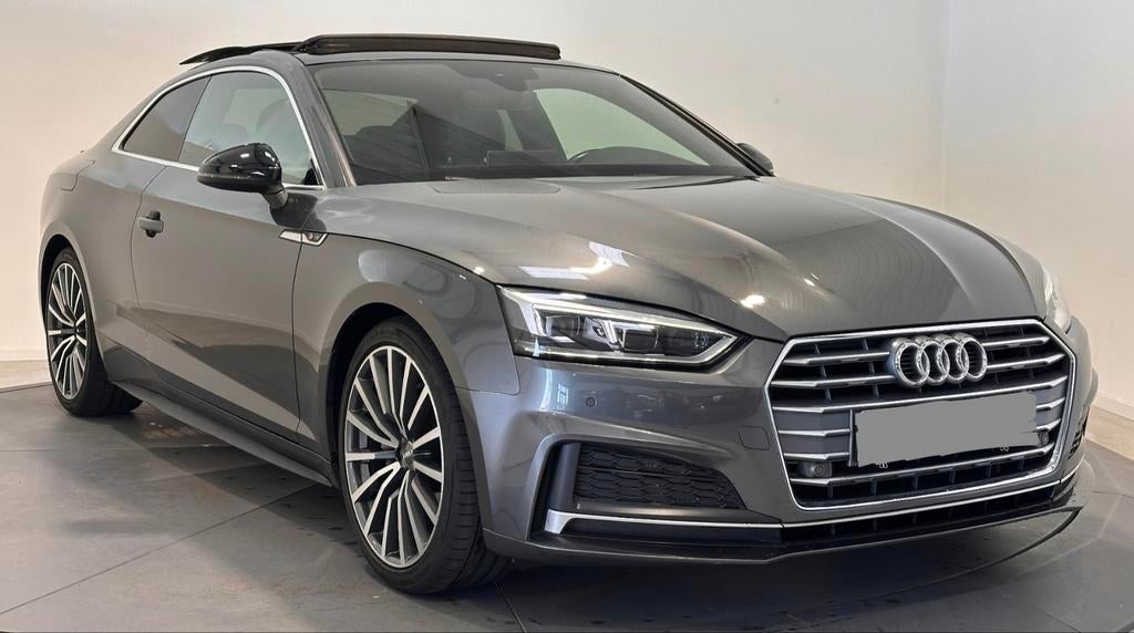 Audi A5 coupé 2.0 TDI 3x Sline + toit panoramique/ouvrant, Autos, Audi, Argent ou Gris, Achat, Euro 6, Alarme
