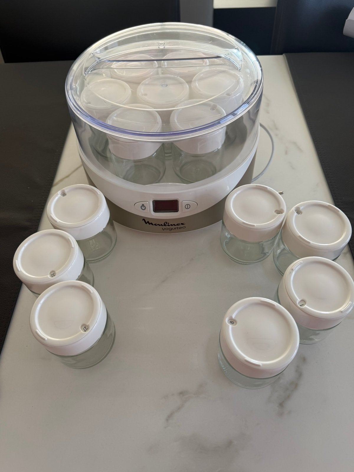 Moulinex yogurteo , yoghurtmaker, Huis en Inrichting, Ophalen of Verzenden, Gebruikt