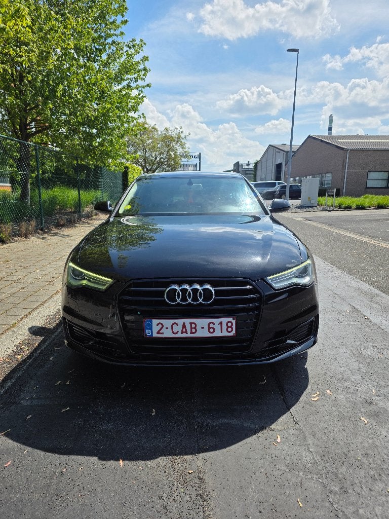 Audi A6 C7 EURO 6 ROZE KAART 190 pk, Autos, Audi, Cuir, Achat, Boîte manuelle, 5 portes