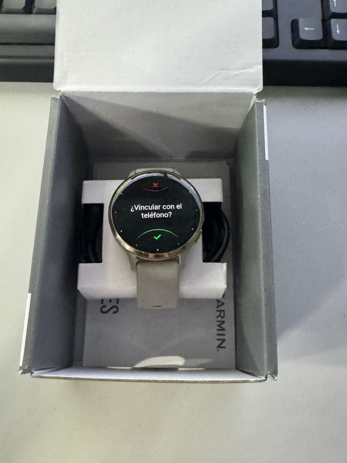 Garmin Venu 3S Smartwatch - Zo goed als nieuw, Ophalen of Verzenden, Waterdicht, GPS, Zo goed als nieuw
