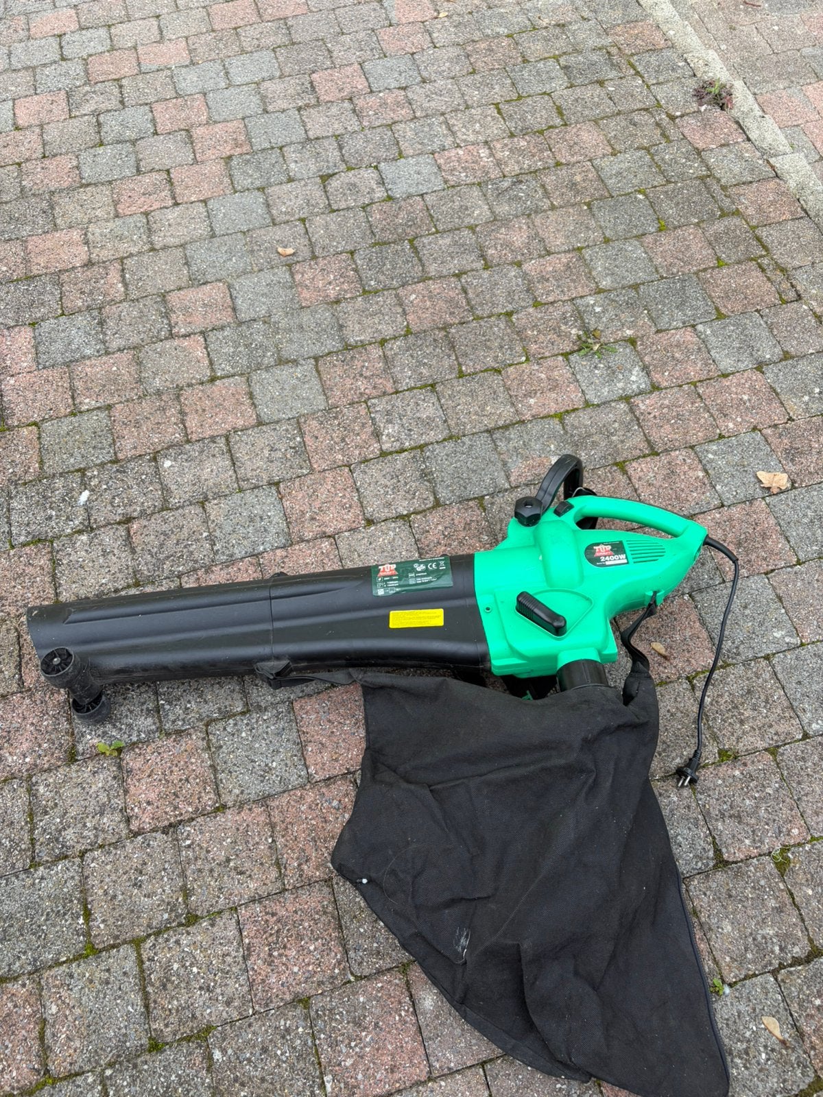 Bladblazer van topcraft, Ophalen, Gebruikt, Handgedragen, Met opvangzak