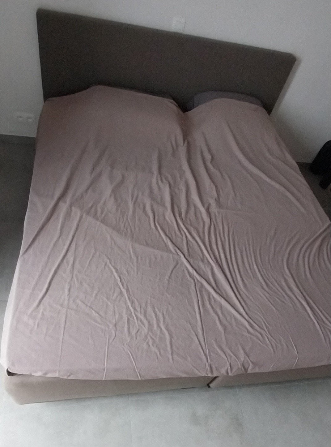 Boxspring 180x200, Ophalen, Tweepersoons, Zo goed als nieuw, 180 cm