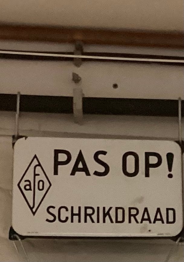 Oud Emaillebord, Ophalen, Gebruikt, Emaille, Handgemaakt