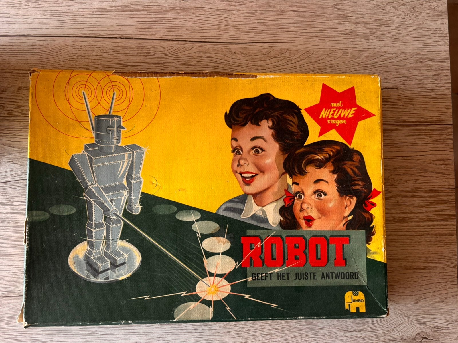 Vintage spel jaren 50, Hobby en Vrije tijd, Een of twee spelers, Ophalen of Verzenden, Gebruikt