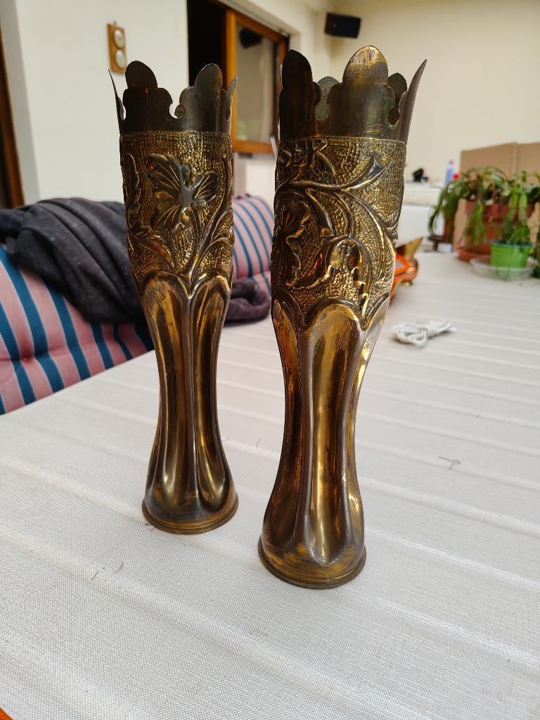 Koperen granaathulzen (obussen), Ophalen, Koper