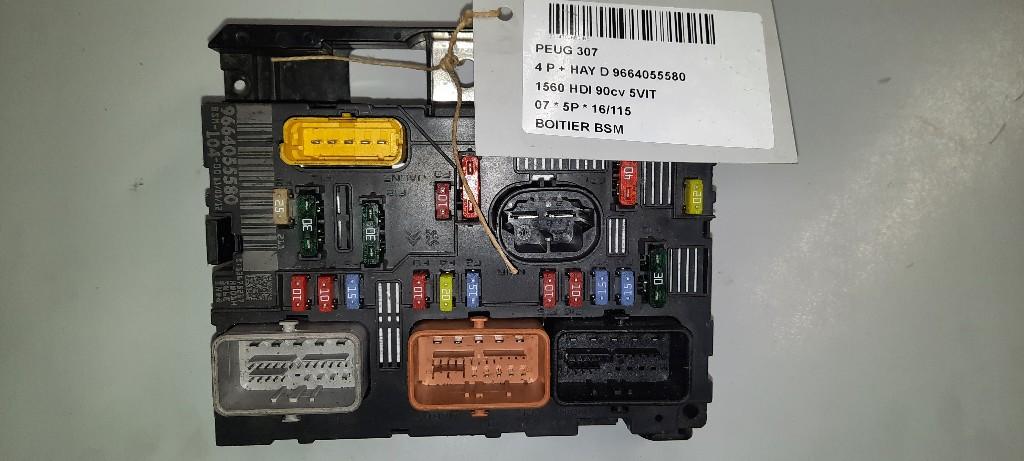 ZEKERINGKAST Peugeot 307 (3A / C/D) (9664055580), Gebruikt, Peugeot