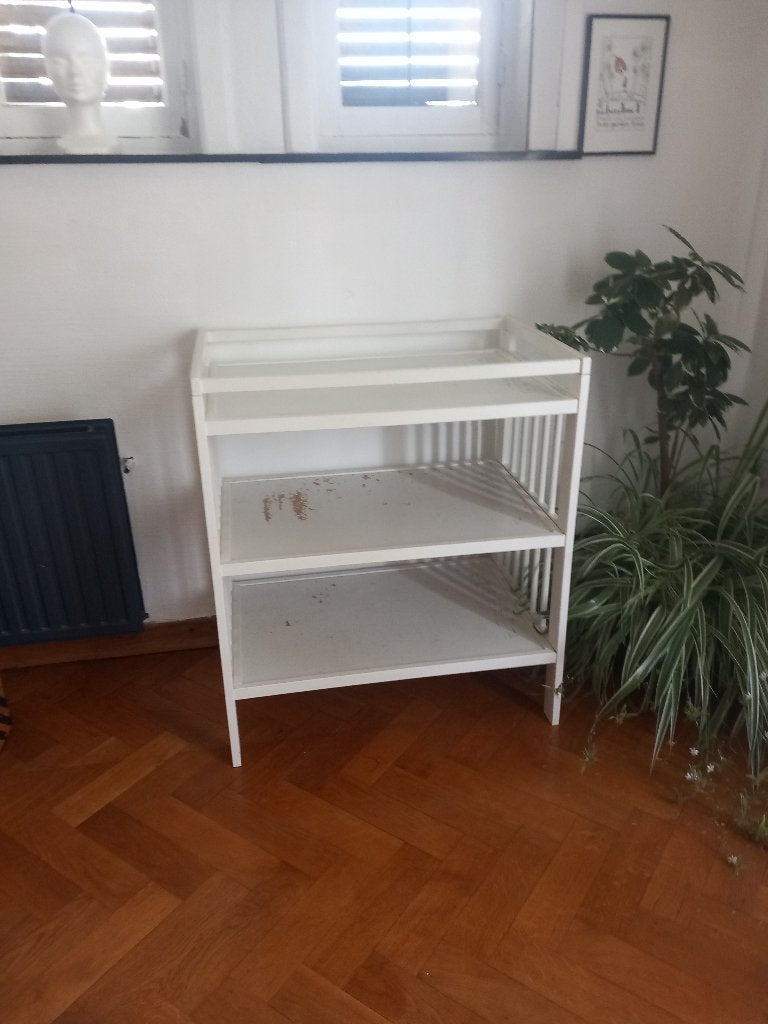 IKEA luiertafel wit – met 2 legplanken – commode, Ophalen, Gebruikt, 50 tot 70 cm, 75 tot 100 cm