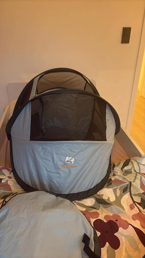 Deryan tent, Ophalen, Zo goed als nieuw