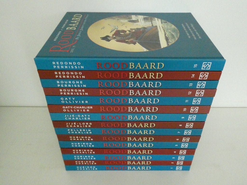 Roodbaard ~ Complete serie Integrale hardcovers 1 t/m 15, Boeken, Stripverhalen, Verzenden, Zo goed als nieuw