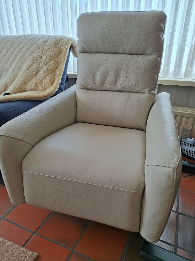 FAUTEUIL PAROLETTA, Huis en Inrichting, Ophalen, Zo goed als nieuw, Eenpersoons, Leer
