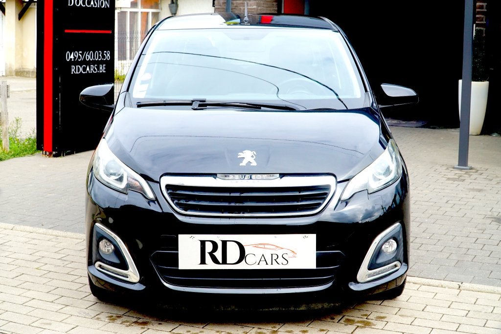 PEUGEOT 108 1,2CC VTI 81706 KM GARANTIE 1 AN, Autos, Euro 6, Entreprise, Boîte manuelle, Noir