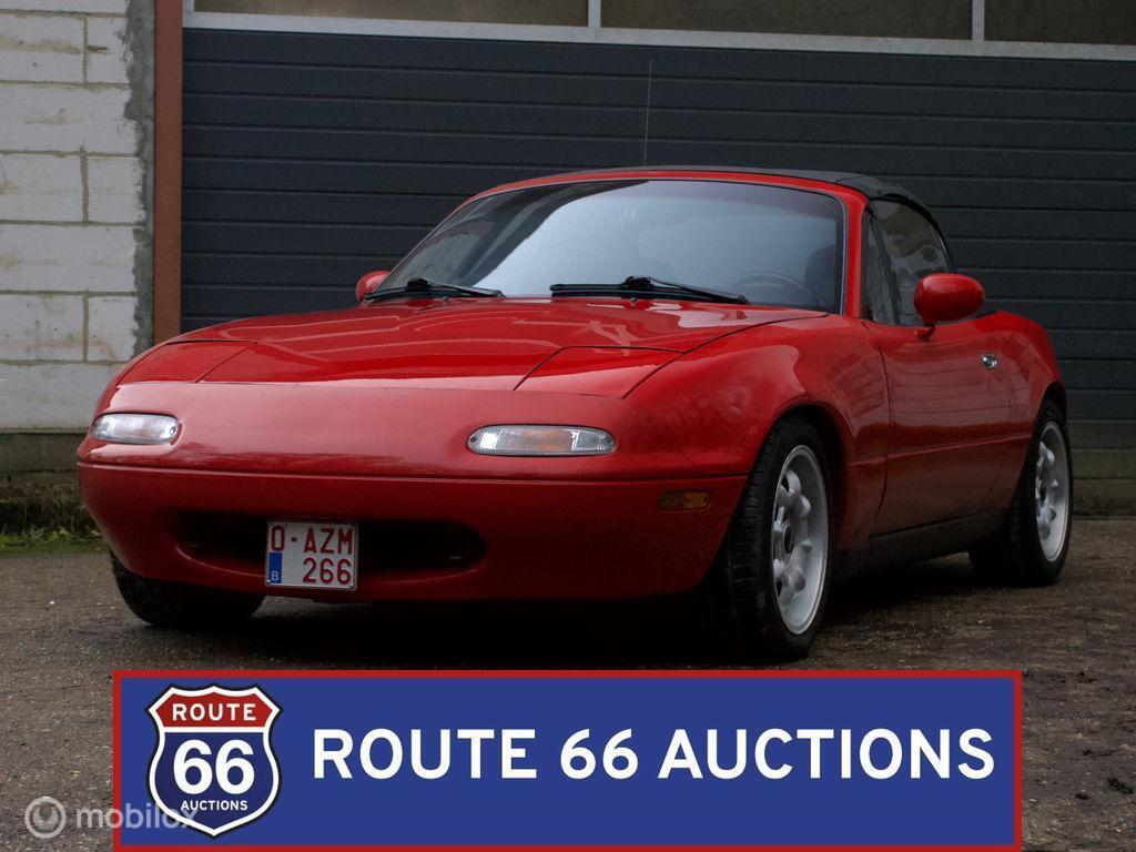 Mazda MX-5 Miata | 1990 | Route 66 Auctions, Auto's, Oldtimers, Bedrijf, Te koop, Mazda, Benzine, Overige carrosserie, Handgeschakeld