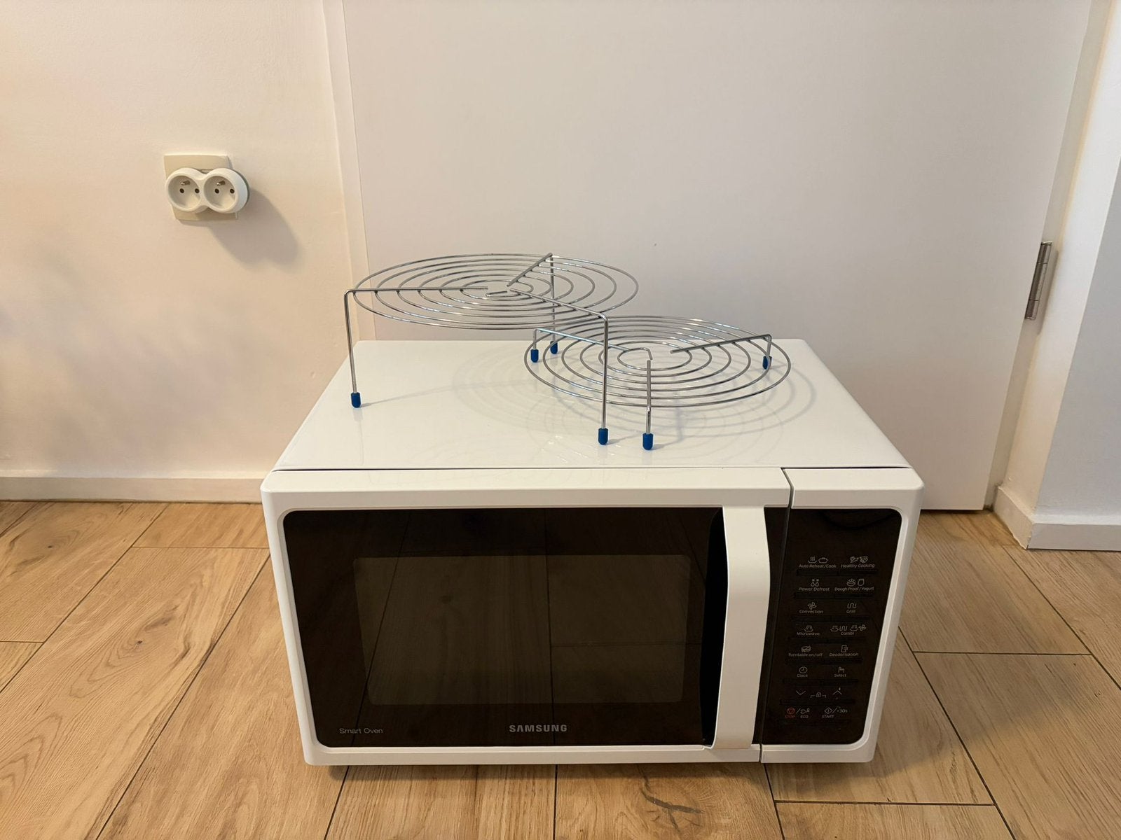 Samsung MC28H5015AW - Combi Magnetron, Elektronische apparatuur, Microgolfovens, Zo goed als nieuw, Microgolfoven, Grill, Hete lucht