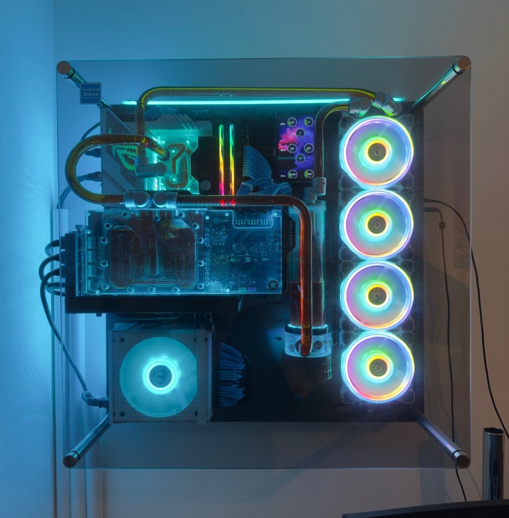 Highend Gaming PC - custom watergekoeld, Computers en Software, Ophalen, 32 GB, Intel Core i9, Custom Build