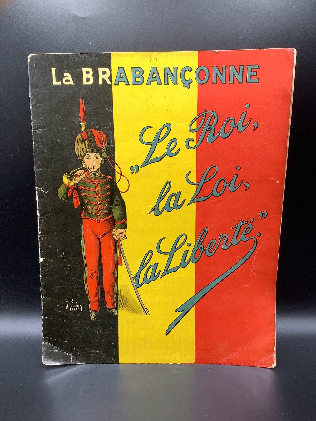 Boek Belgisch militair patriottisme La Brabanconne, Verzamelen, Ophalen of Verzenden