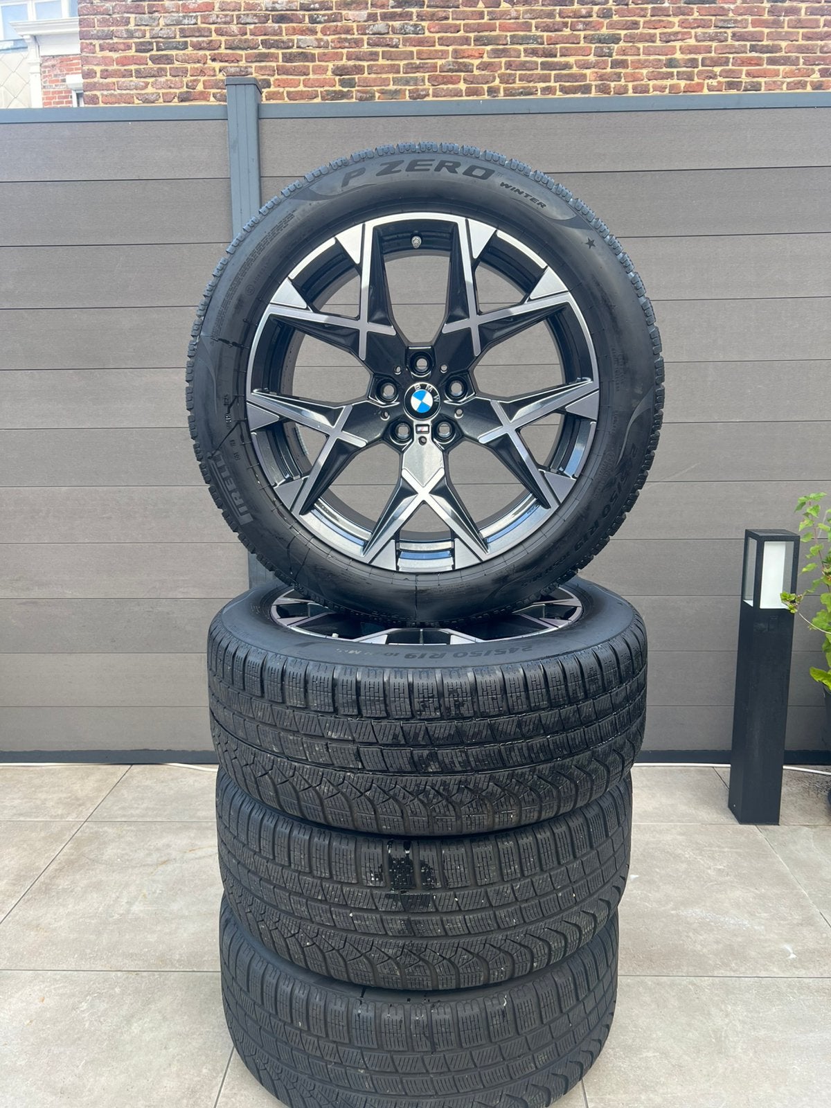 Jantes hiver BMW x3 G45 série 7 g70 1035M 245-50-19, Pneus et Jantes, Véhicule de tourisme, Utilisé, Pneus hiver