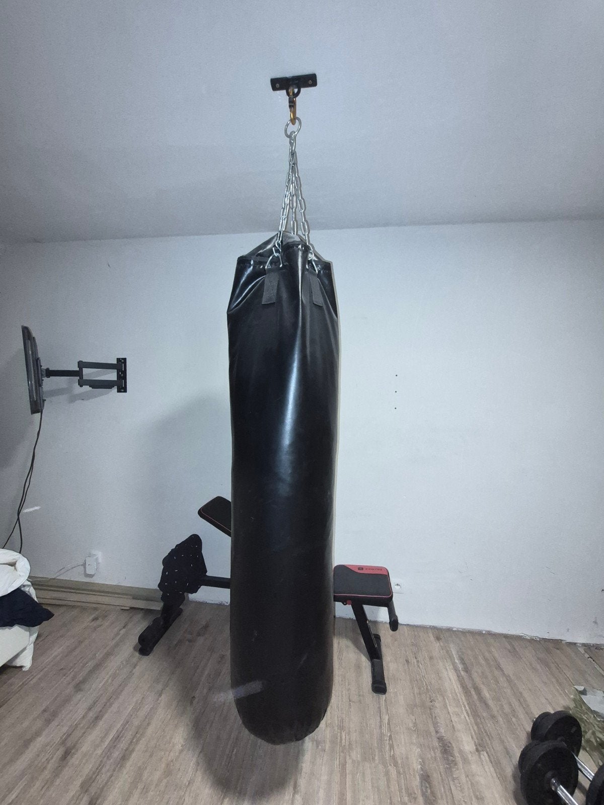 boksbal hangend als nieuw, Sport en Fitness, Ophalen, Zo goed als nieuw, Boksbal