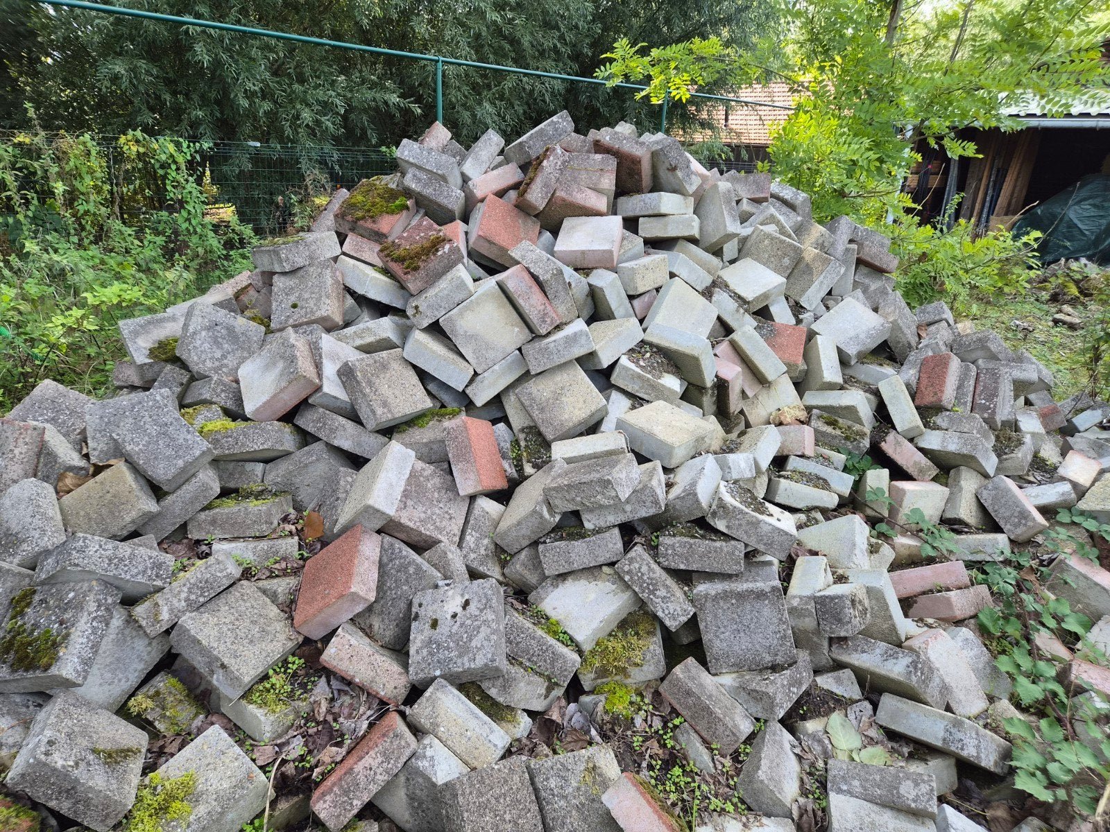 Verschillende Tegels - Klinkers, Tuin en Terras, Ophalen