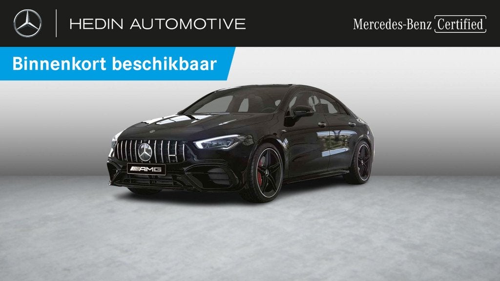 Mercedes-Benz CLA-Klasse 45 S AMG 4MATIC+ Coupé AMG Line |, CLA, https://public.car-pass.be/vhr/7117ab8d-1e34-4712-b566-20b2a230b936