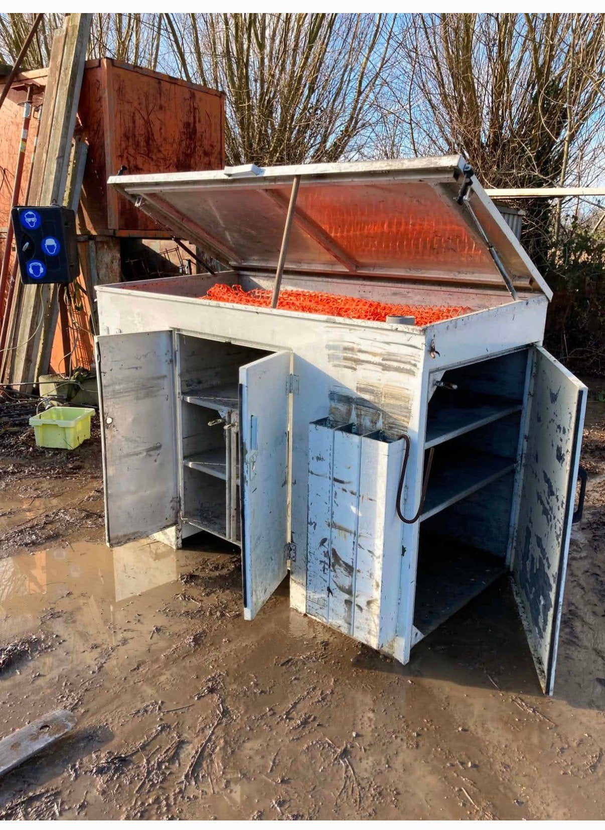Materiaalkast licht vracht, Doe-het-zelf en Bouw, Ophalen, Zo goed als nieuw, Aluminium