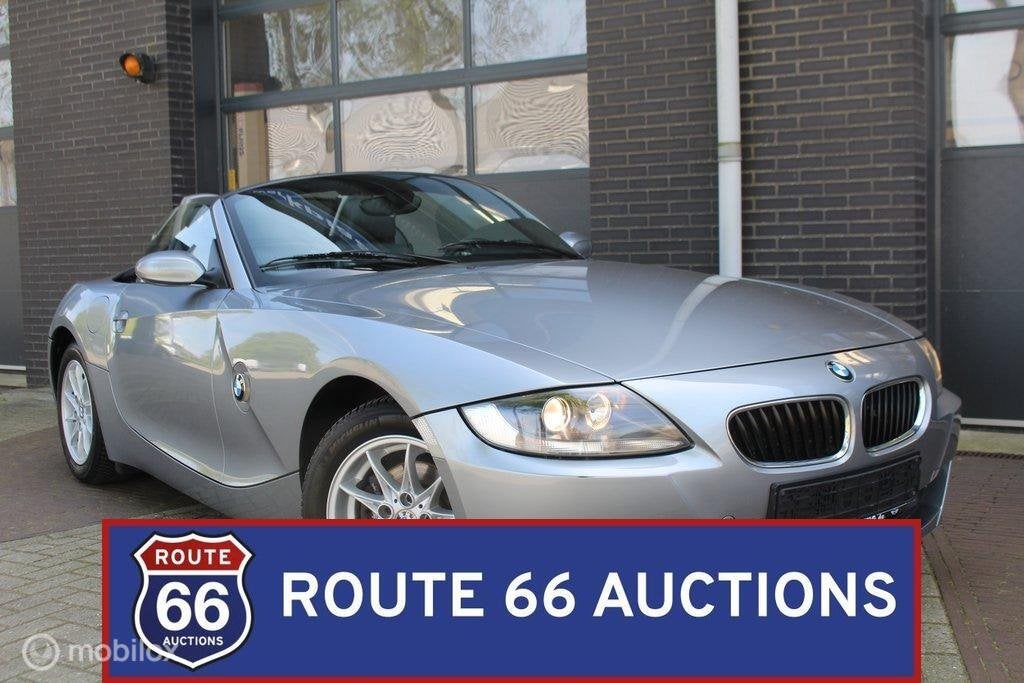BMW Z4 2.0i | 2007 | Route 66 Auctions, Gebruikt, Zwart, Bedrijf, Handgeschakeld