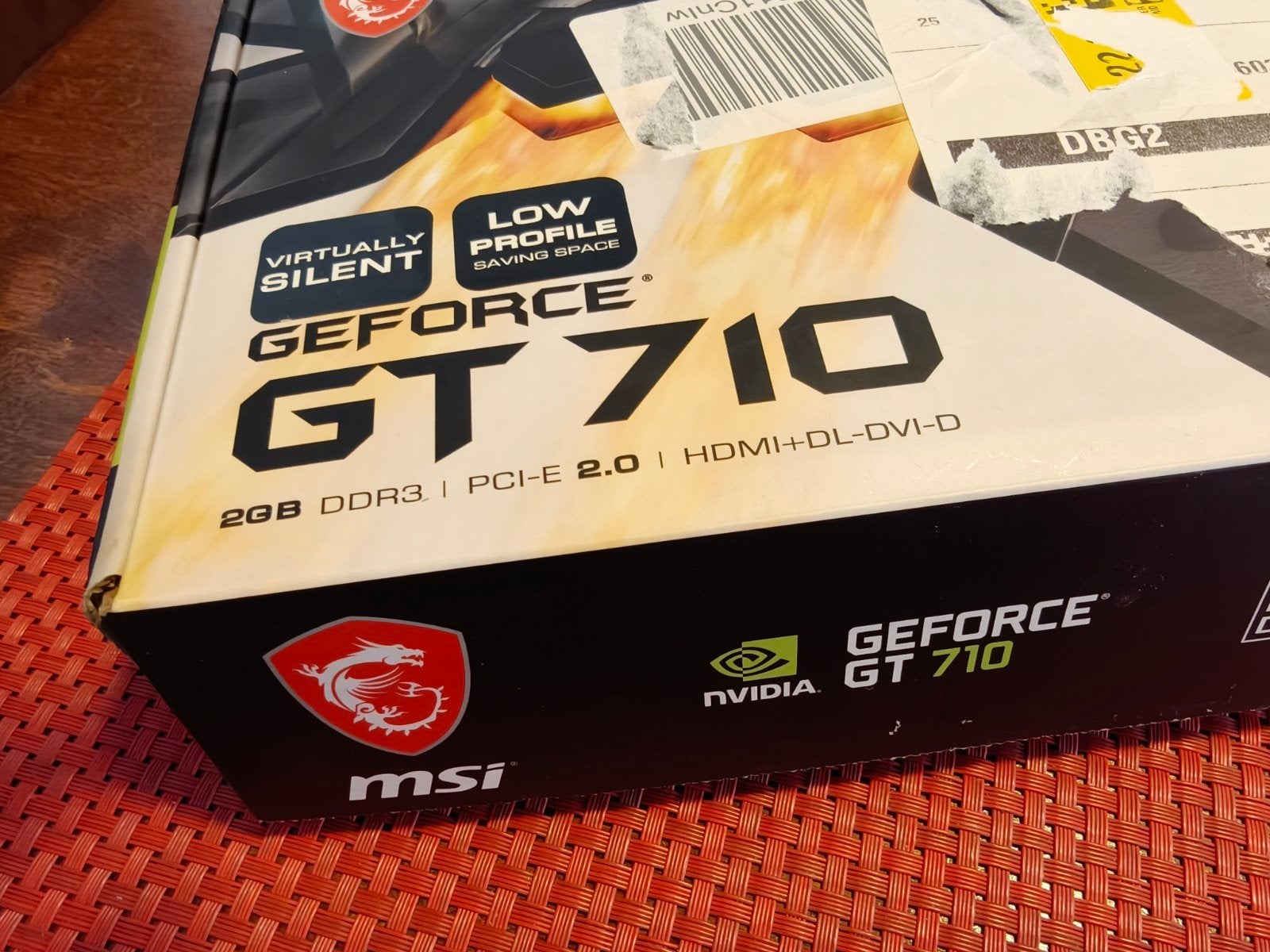 Nvidia GeForce gt710 grafische kaart, Computers en Software, PCI-Express 2, GDDR3, Ophalen of Verzenden, Zo goed als nieuw