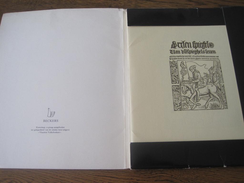 dossier d'art gravures sur bois - Thyl Ulenspieghel, Antiquités & Art, Art | Eaux-fortes & Gravures, Gravure sur bois, Original