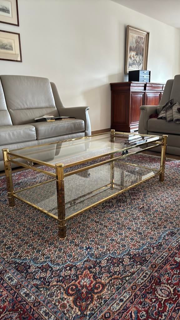 Table basse en verre, Enlèvement, Comme neuf
