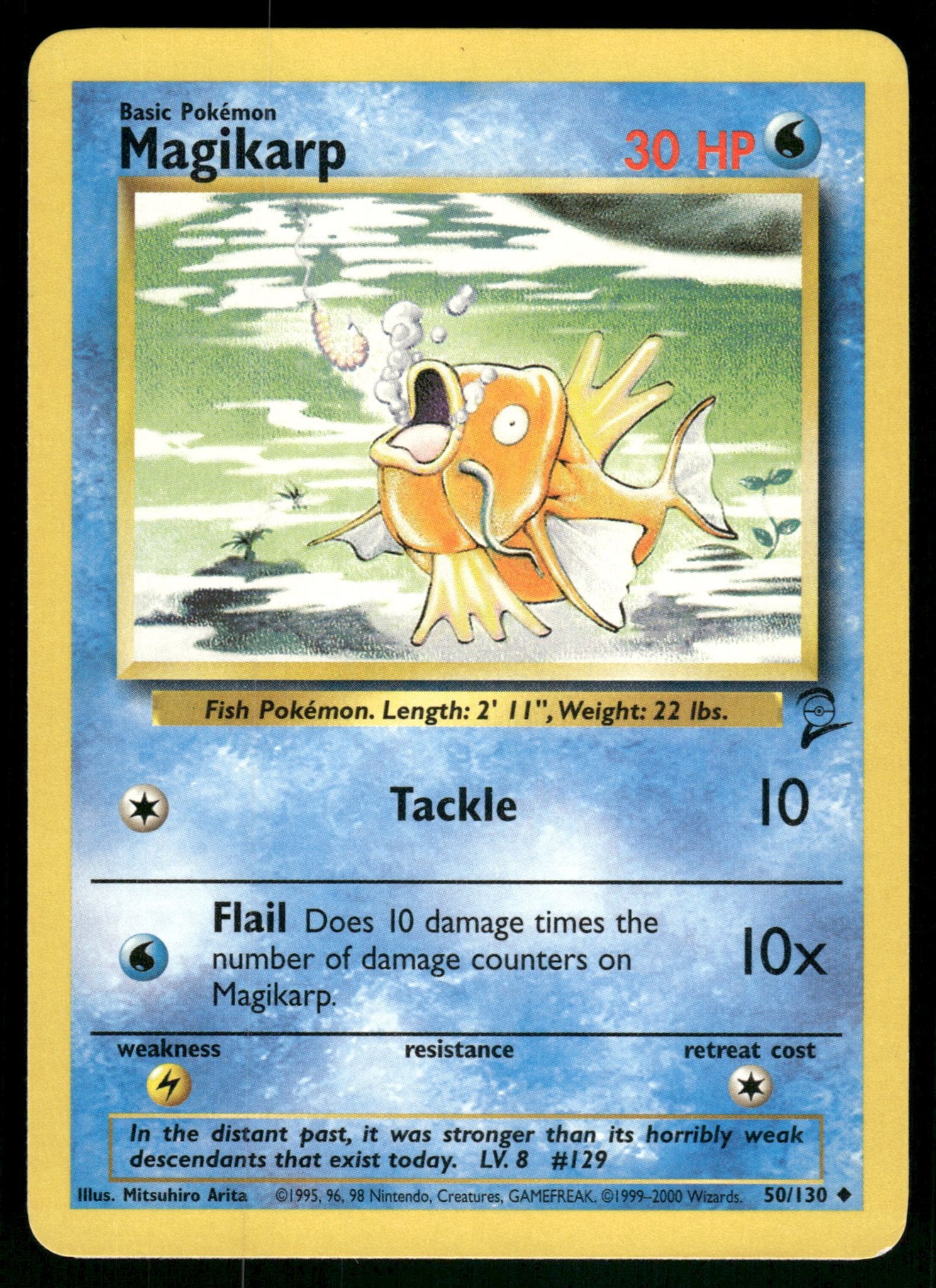 Magikarp 50/130 - Base Set 2 (NM), Verzenden