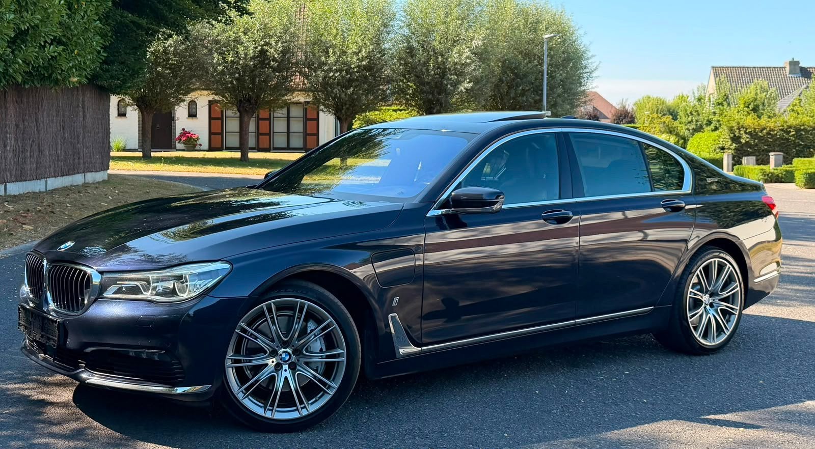 BMW 740 740eA Plug-In Hybrid (240 kW), Auto's, Automaat, 4 deurs, Euro 6, Blauw