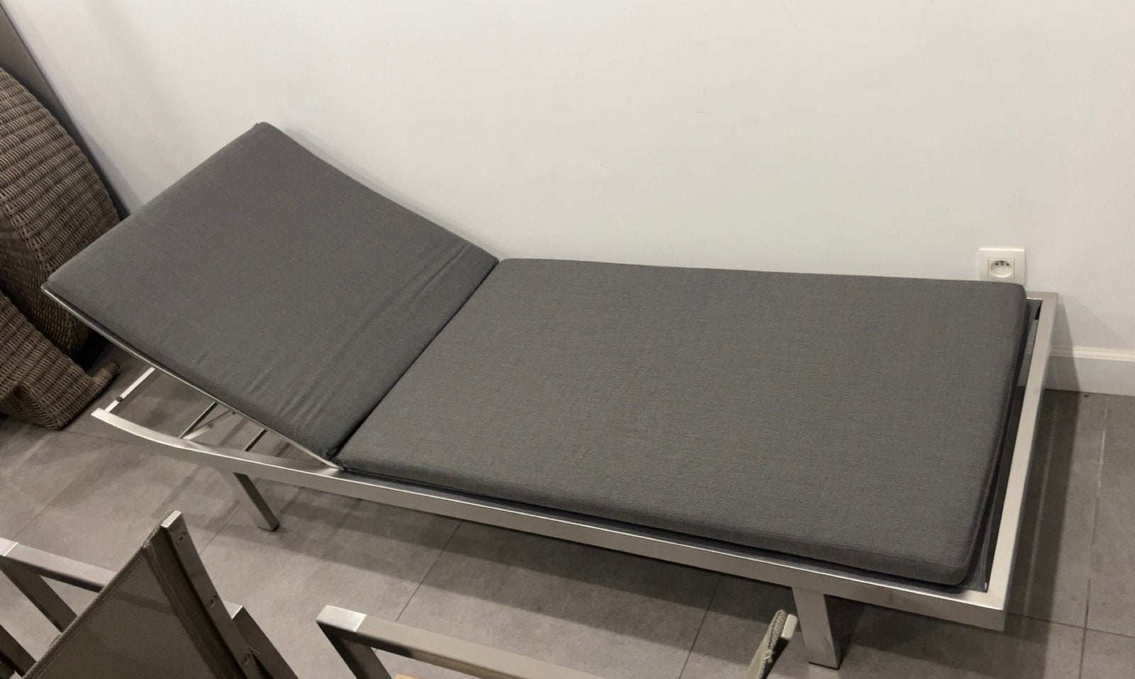 Ligbed Tribù, Ophalen, Aluminium, Verstelbaar