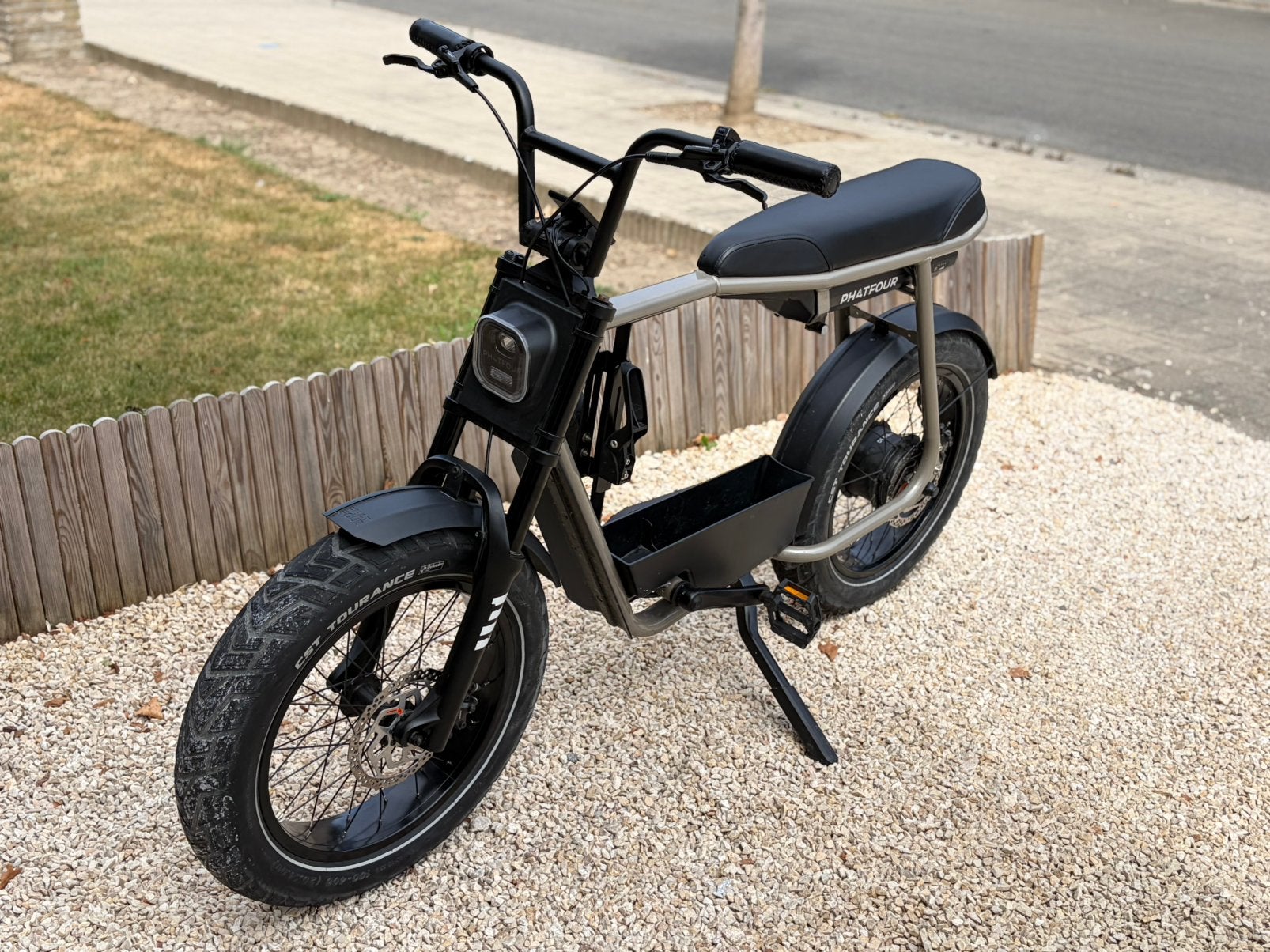 Fatbike Phatfour FLX+ (nog onder garantie) met accessoires, Ophalen, Zo goed als nieuw