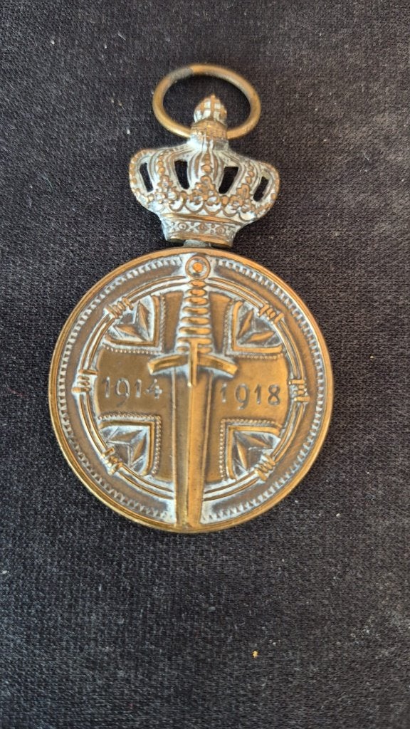 Médaille Commémorative de la Guerre 1914-1918 – Originale, Enlèvement