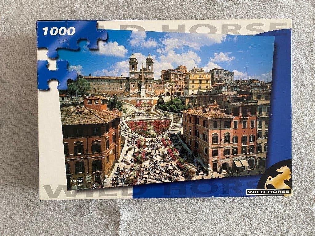 Puzzel Spaanse Trappen, Enlèvement, 500 à 1500 pièces, Comme neuf, Puzzle