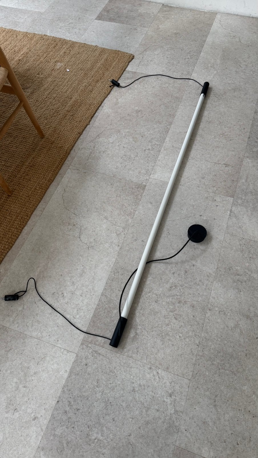 Design lamp, Maison & Meubles, Enlèvement, Comme neuf, Noir