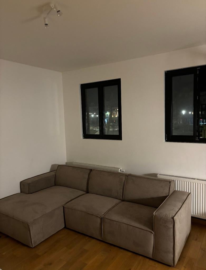Modulaire corduroy hoekzetel / lounge sofa, Huis en Inrichting, Zetels | Complete zithoeken, Zo goed als nieuw, Stof, Ophalen