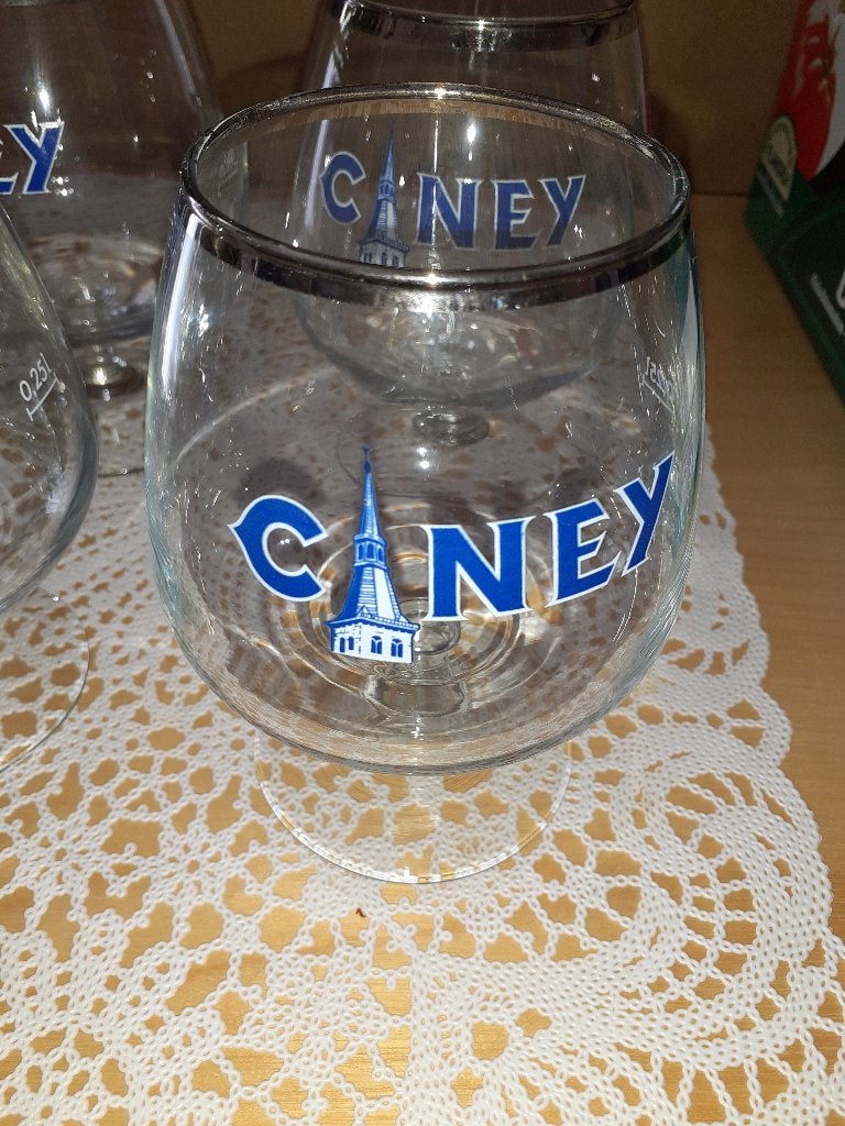 Verres de CINEY - LUMINARC France (lot de 4 verres), Enlèvement, Comme neuf, Verre ou Verres, Autres marques